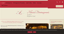 Desktop Screenshot of albatech-demenagements.fr