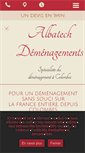 Mobile Screenshot of albatech-demenagements.fr